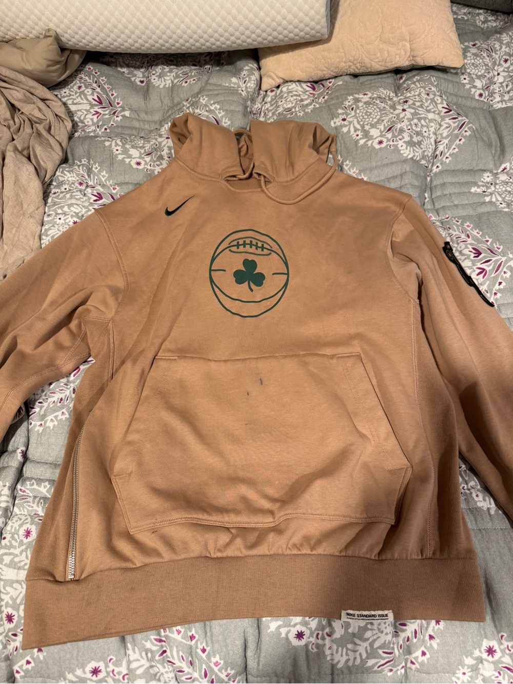 Nike Celtics Men’s Tan Hoodie City Edition